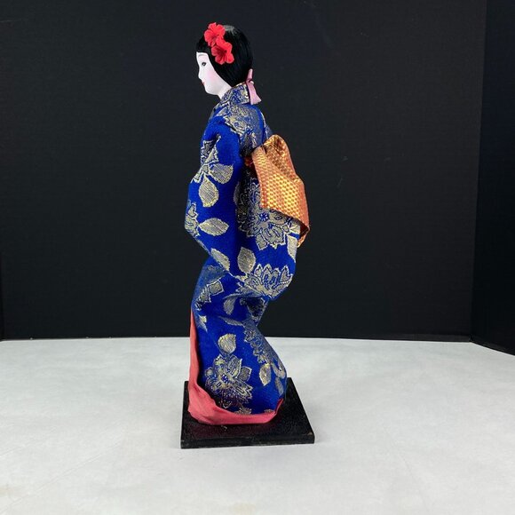 Vintage Japanese Geisha Kimono Doll 14" - Picture 6 of 11